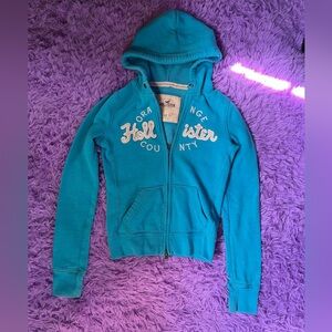 Y2K Hollister Orange County Zip Up Jacket size extra small